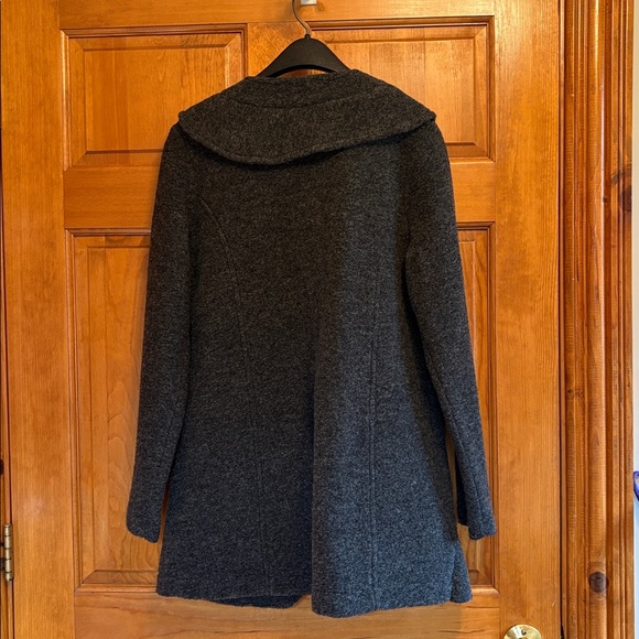 Maria Sole Ruffle Button Up Coat - Picture 2 of 7